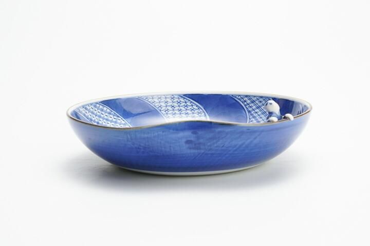 一閑人鉢 5.5寸祥瑞風/上出長右衛門窯