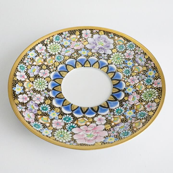 碗皿 色絵金襴花詰 / 高 聡文 ｜九谷焼の販売専門店 陶らいふ