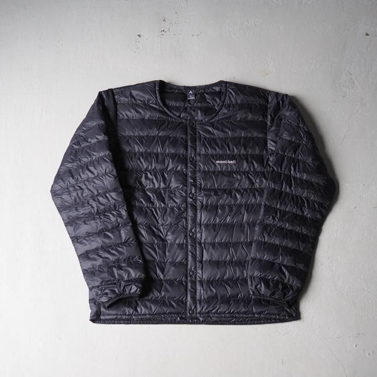 モンベル mont bell スペリオダウン ラウンドネックジャケット ブラック