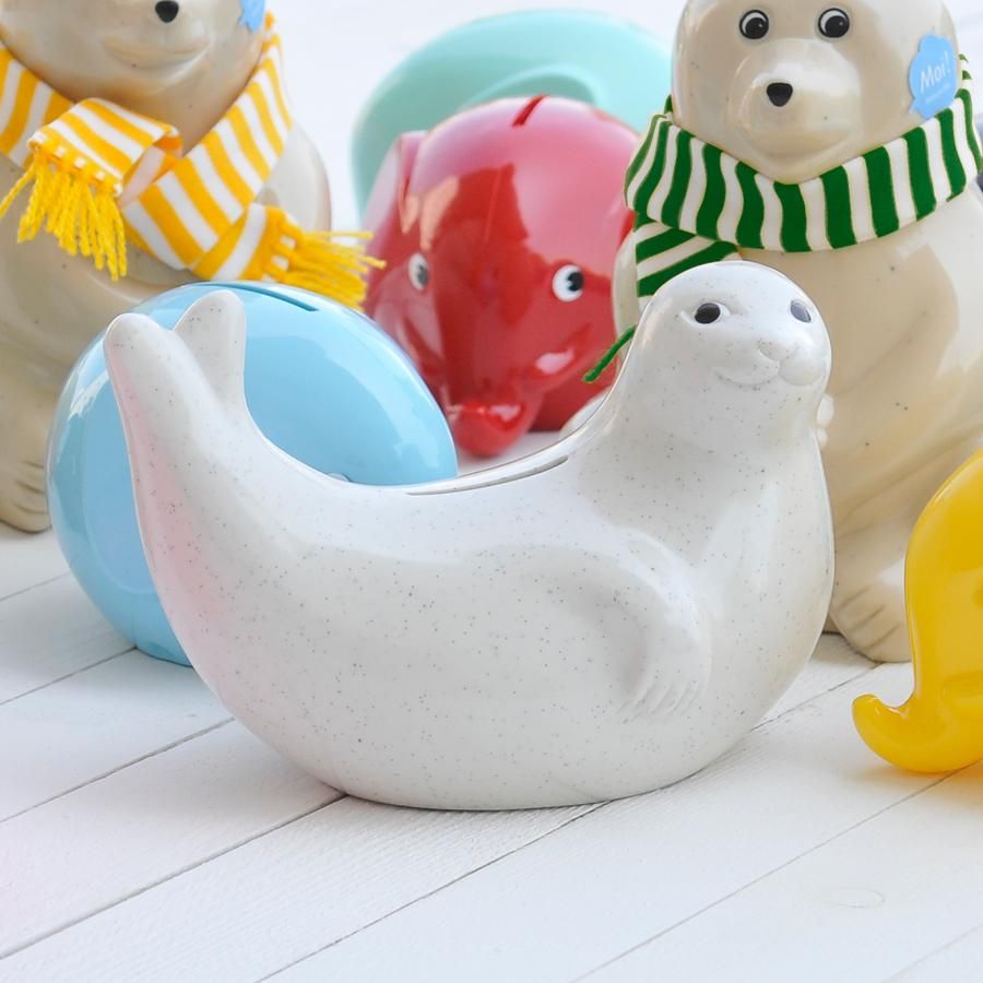 アザラシ貯金箱 | フィンランド製 - 北欧雑貨のLiLiCoCo(リリココ