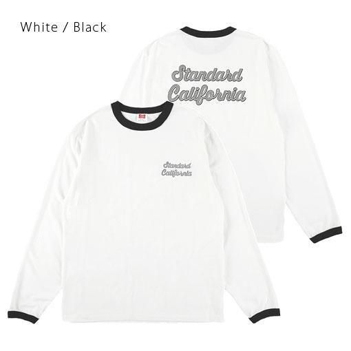 SD US Cotton Script Logo Ringer Long Sleeve T - STANDARD CALIFORNIA