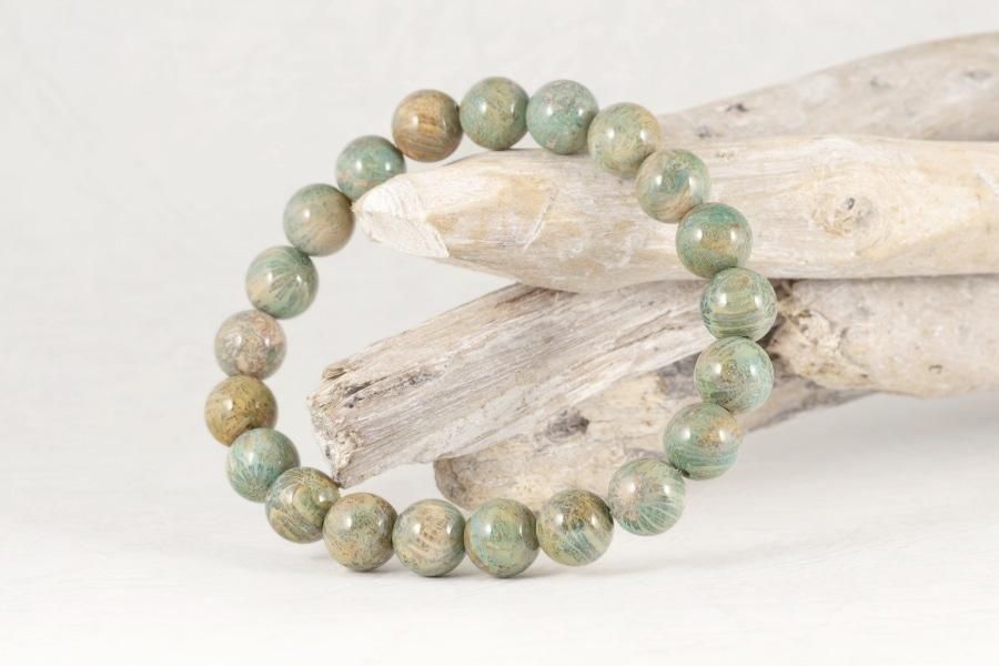 本翡翠 13.5mm玉 ブレスレット (ミャンマー産)｜天然石通販キラリ石