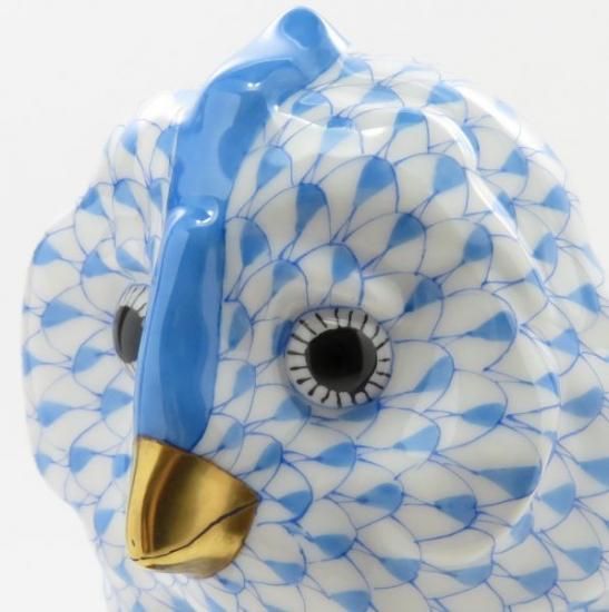 ヘレンド フィギュリン □ 本の上のフクロウ 梟 高さ21cm 置物