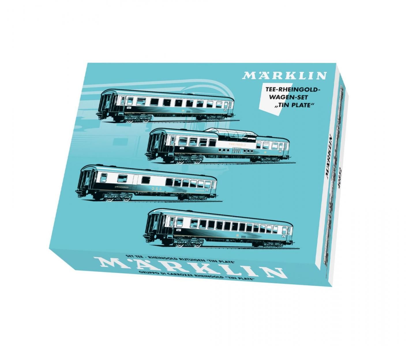 欧州直輸入】Märklin メルクリン HO 43879 客車5両 DBAG 欧州直輸入