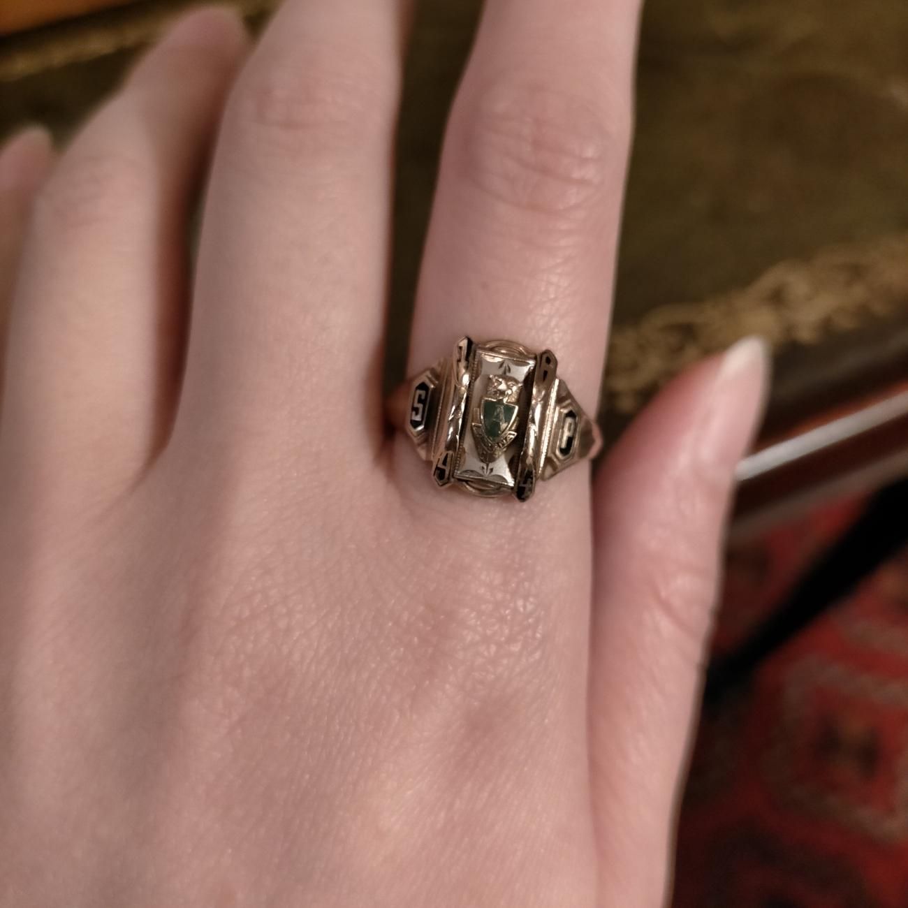 USA製1964年JOSTENSジャスティン社ヴィンテージライオンイニシャルA.SP