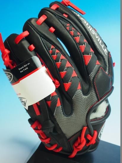 ○Louisville Sluggerルイスビルスラッガー HD9 黒赤灰○硬式 内野手用