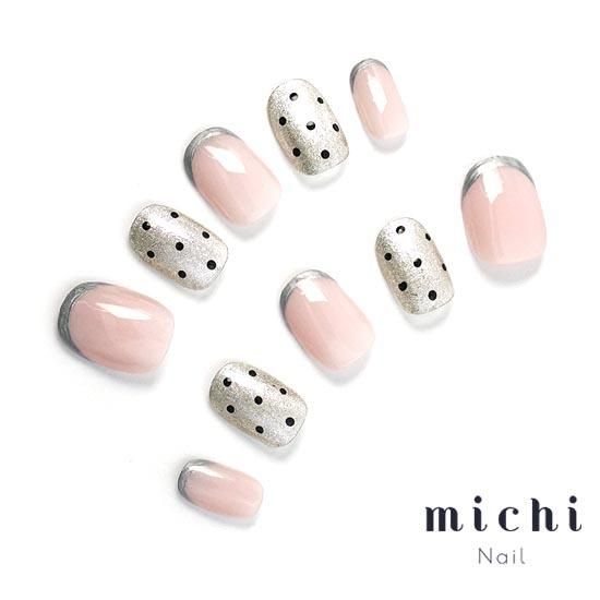 ドットラインフレンチネイル- ネイルチップ専門店ミチネイル