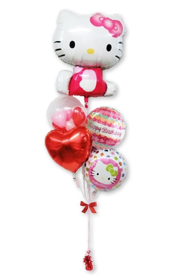 バルーン】ハローキティ ピンクバースデーブーケ - バルーン B-STYLE
