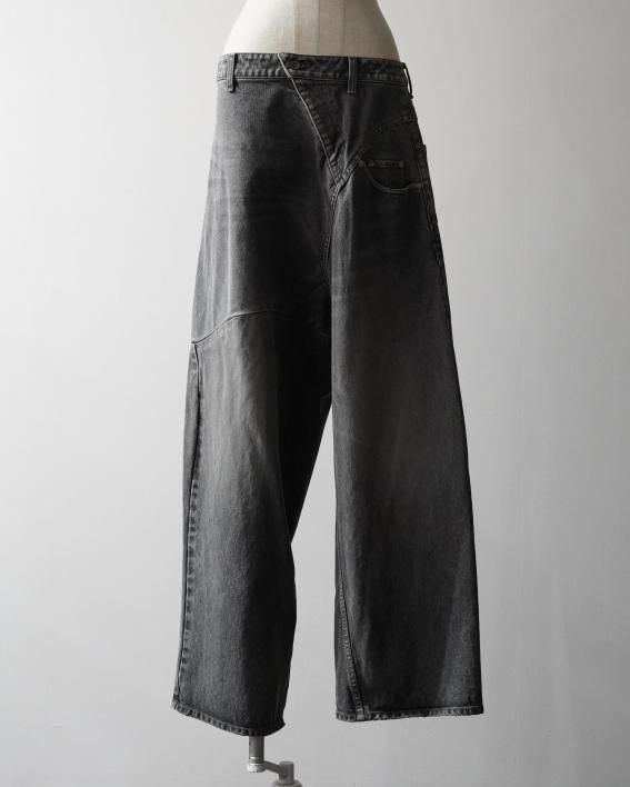 DISTORTED CUTTING DENIM PANTS - IDIOME | ONLINE SHOP 熊本の
