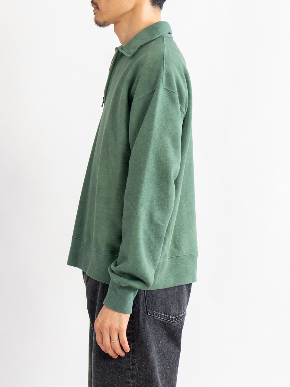 HALF ZIP SWEAT-ハーフジップスウェット-URU（ウル）通販| stcompany