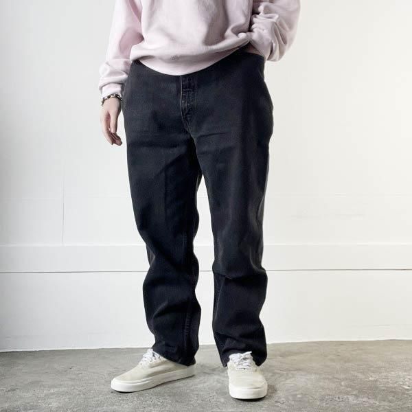 美品 90s-00s リーバイス540 後染めブラック ジーンズ 実寸W39