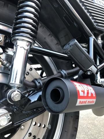 cb400f ヨンフォア64π用真鍮サイレンサー