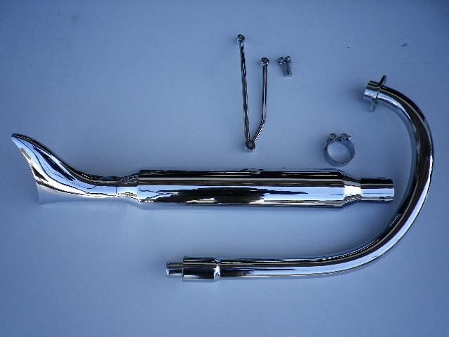 nrf手曲げフィッシュテールマフラー－SUZUKIバンバン200- nakazawa