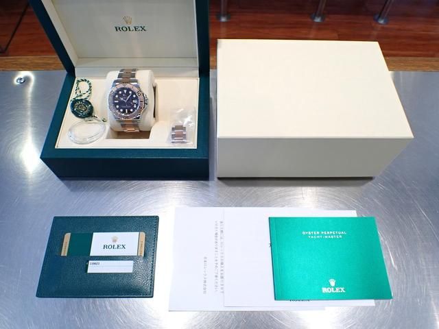 ロレックス ヨットマスター40 エバーローズゴールド・コンビ ブラウン