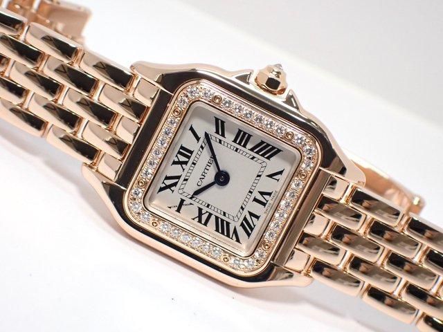 カルティエ パンテール ドゥ カルティエ ベゼルダイヤ SM 18KPG