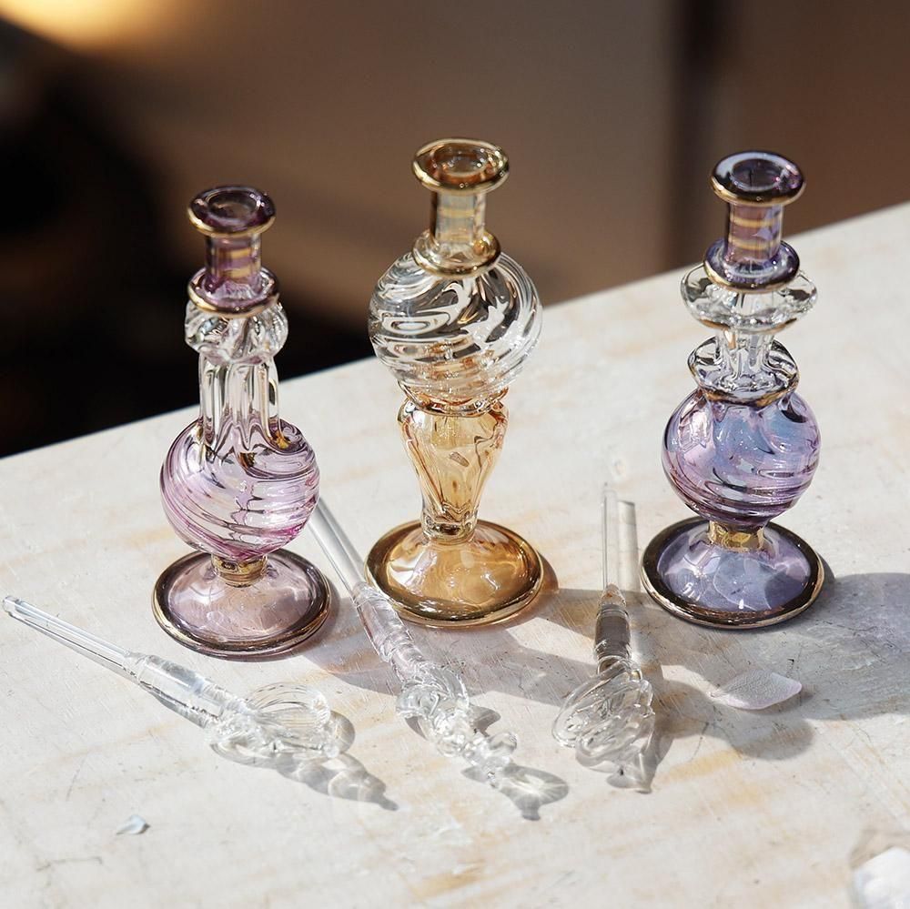 工芸品 銀製 手鏡 香水瓶 セット SV950 工芸品 銀製 手鏡 香水瓶