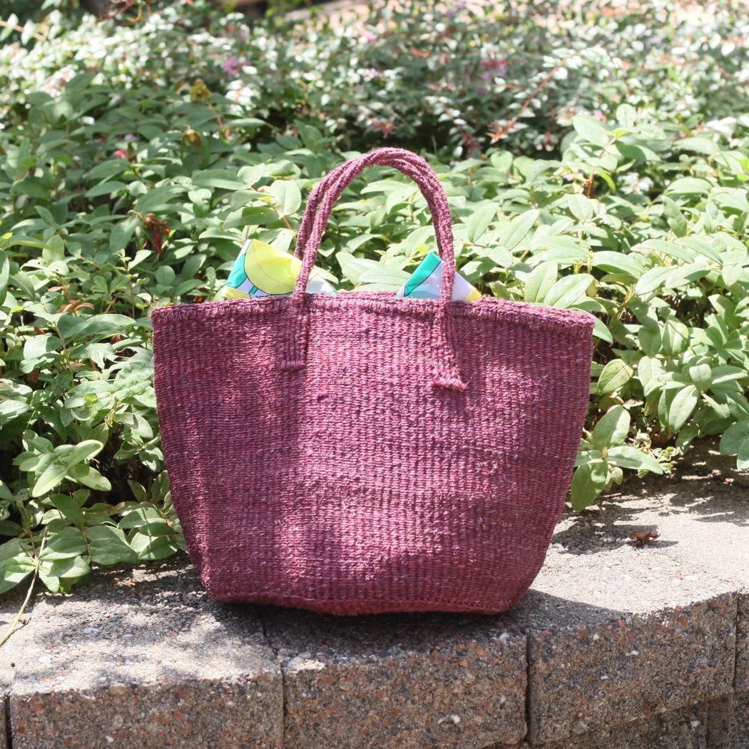 サイザル ラウンド カゴバッグS/ブラック - Eight Hundred Ships & Co.