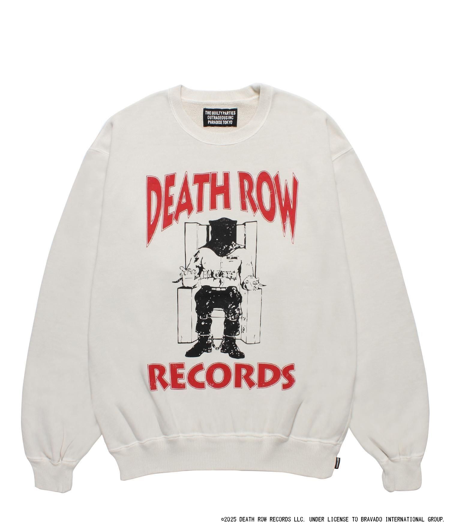 WACKO MARIA (ワコマリア)】 DEATH ROW RECORDS スウェット│WACKO
