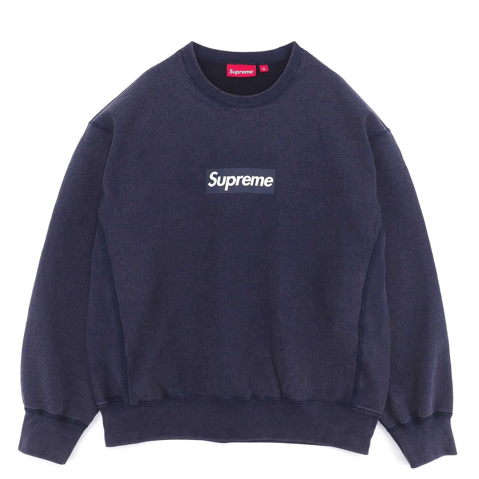 Supreme | Washed Box Logo Crewneck - ParkSIDER