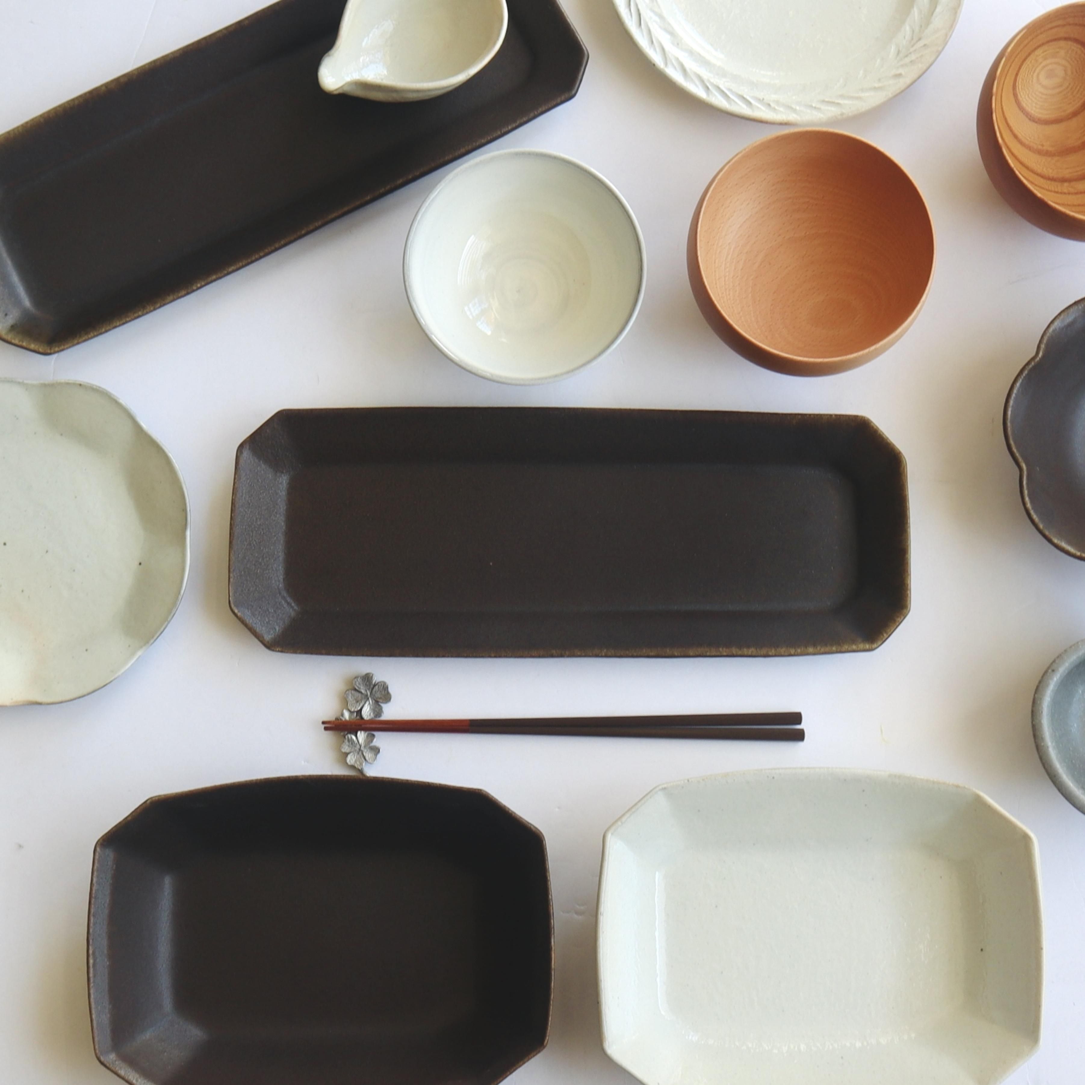 古谷浩一|八角長皿|サビ釉 - Anchor Bridge アンカーブリッジ ONLINE