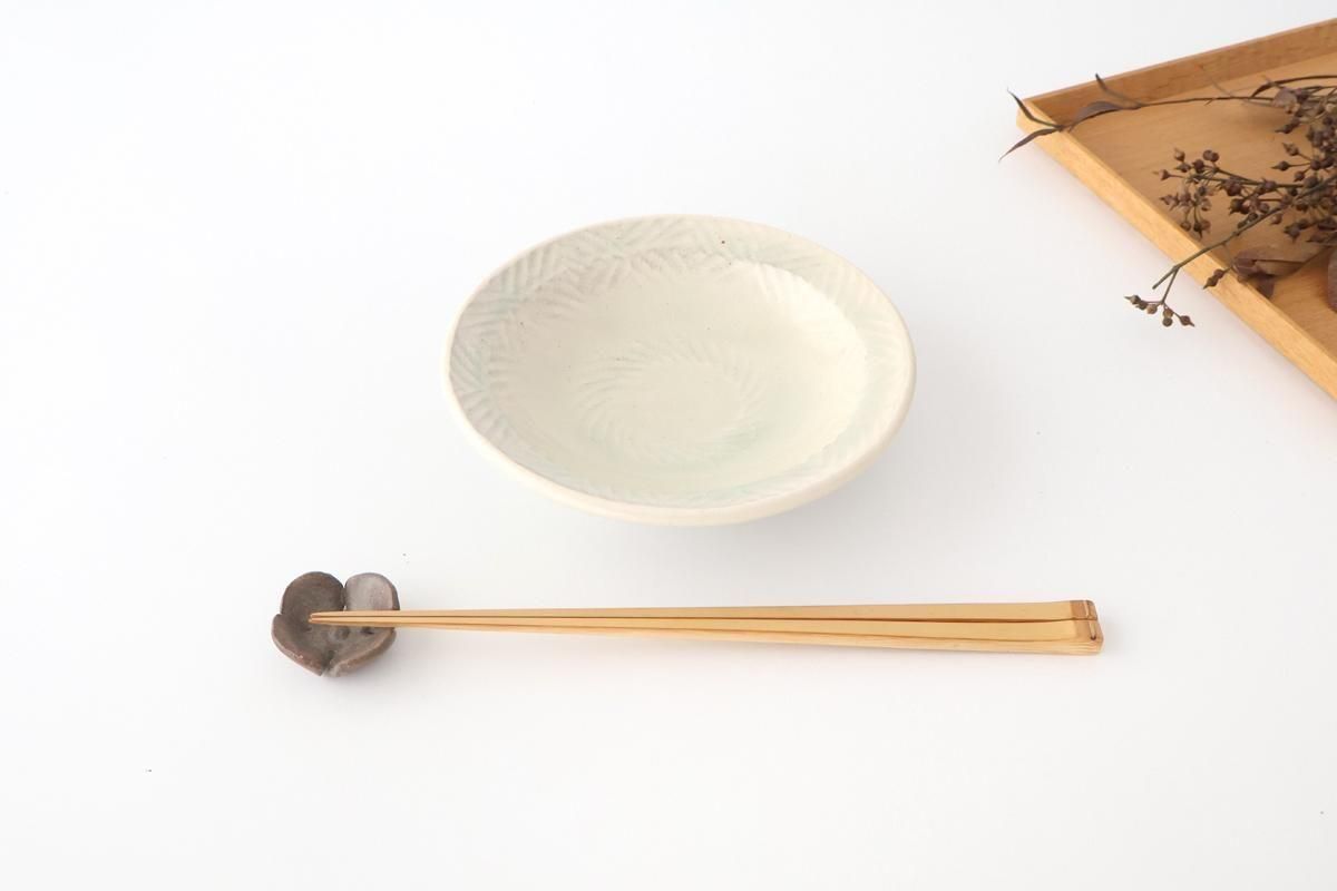 5寸縁付平皿｜縄紋｜灰｜陶器｜高橋あい｜和食器通販｜うちる｜和食器