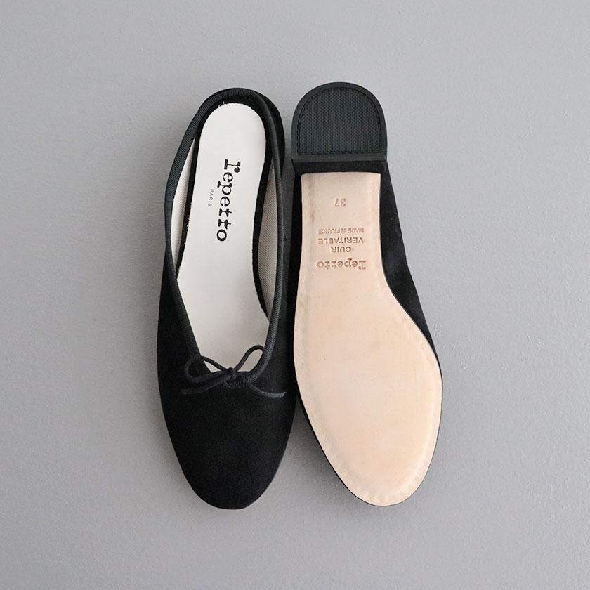 Repetto Camille Mules Goatskin suede の通販。- AIDA ONLINE STORE