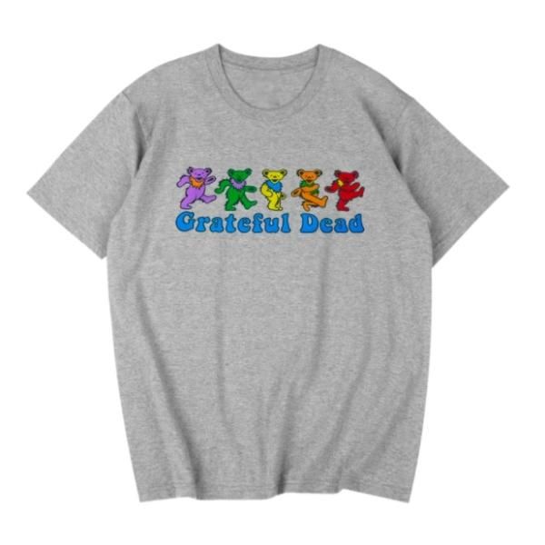 大特価】2色展開 フロントプリント グレイトフルデッドベア GRATEFUL