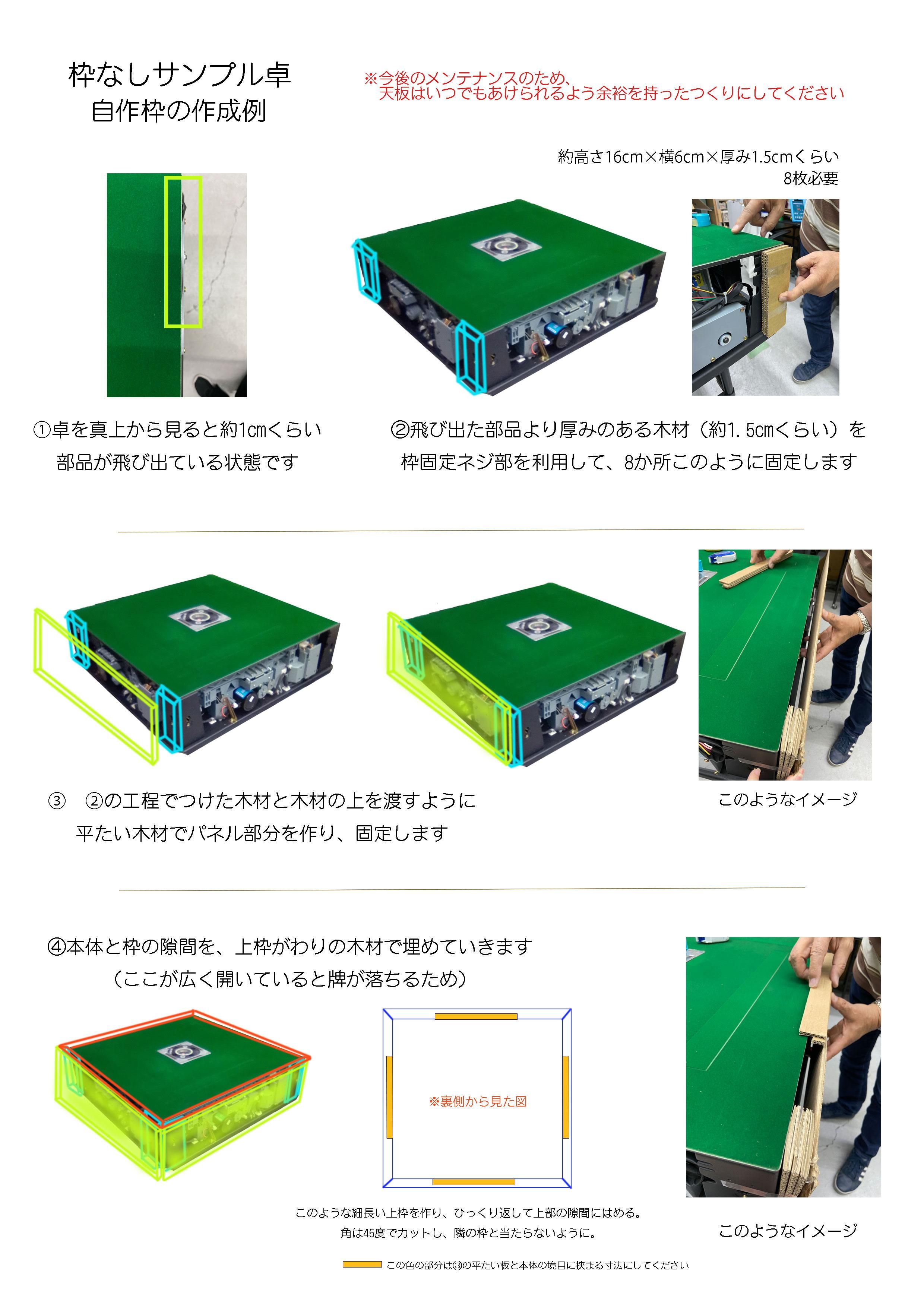 完売】 超特価！ 全自動麻雀卓 サンプル本体 33mm仕様 新品 【枠はつき