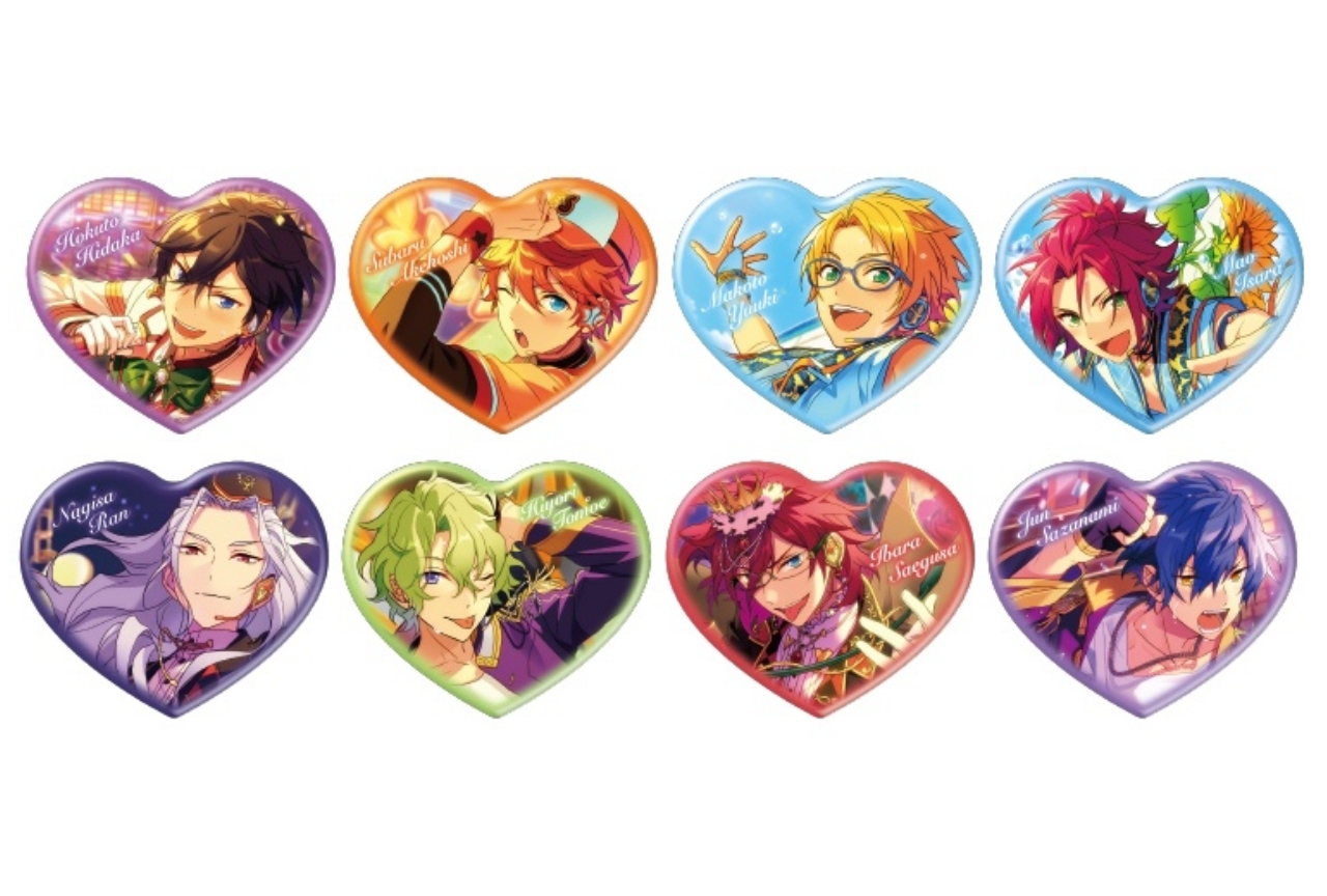 鳴上嵐 スタフォニ ハート缶バッジ Superbloom D あんスタ 鳴上嵐