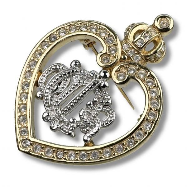 Dior ブローチ | 王冠 ハート形 - LAYER VINTAGE