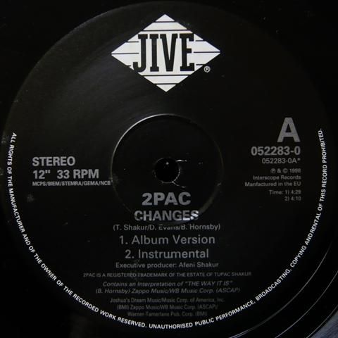 2Pac / Changes - Vinyl Cycle Records