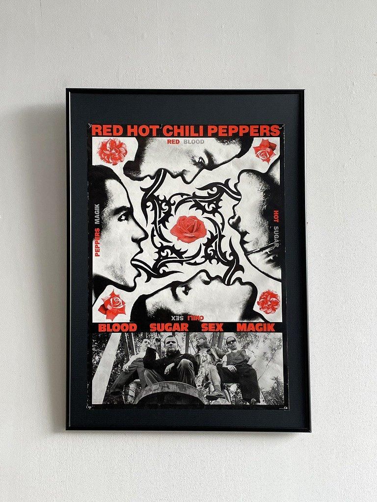 1990's Red Hot Chilipeppers ”Blood Sugar Sex Magik” 額入り