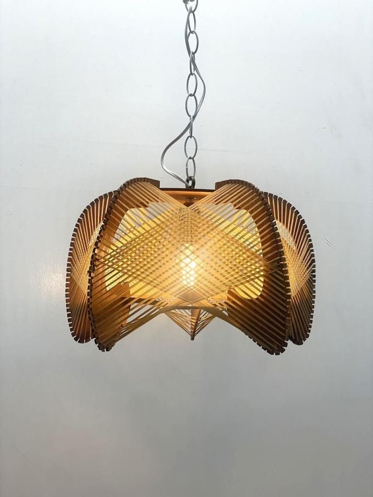 1960's ヴィンテージ スカンジナビア ストリングス ペンダントランプ