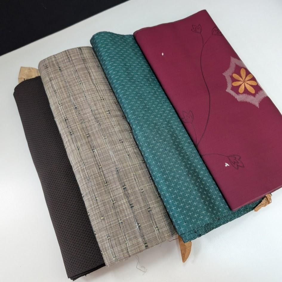 リメイク用 大島紬/紬 解いた着物 7枚 －着物工房あかりー