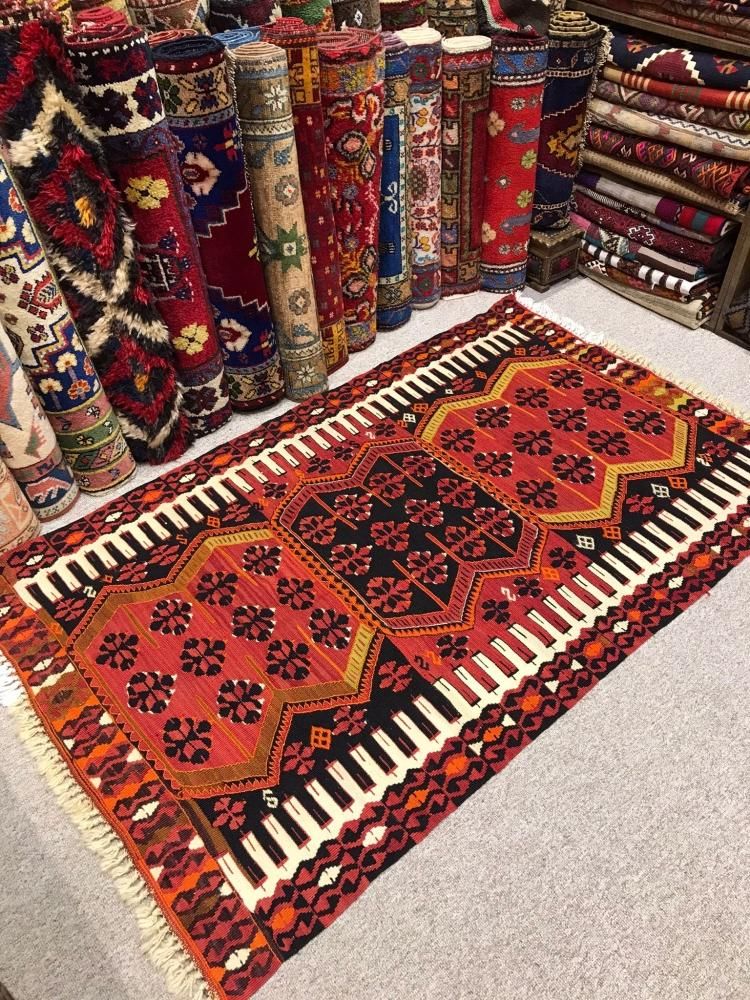 セミアンティークキリム/トルコ/シワス・カフラマンマラシュ/約165