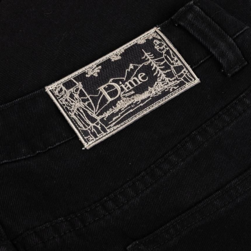 Dime Classic Baggy Denim Pants / Black Washed (ダイム デニムパンツ