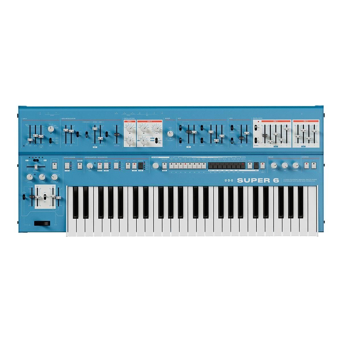 UDO Audio | Super 6 Blue | シンセサイザー デジタルシンセサイザー