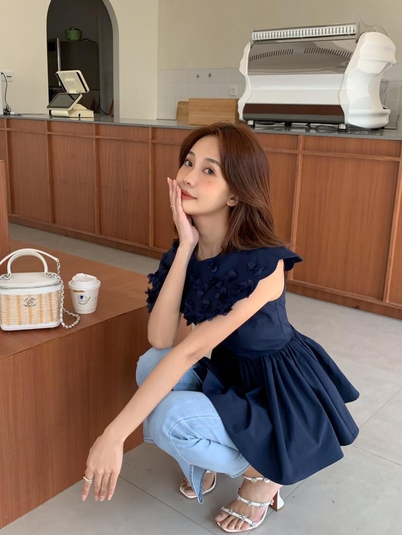 美人百花掲載 LILIY FLOWER FRILL TOPS - BIRTHDAY BASH