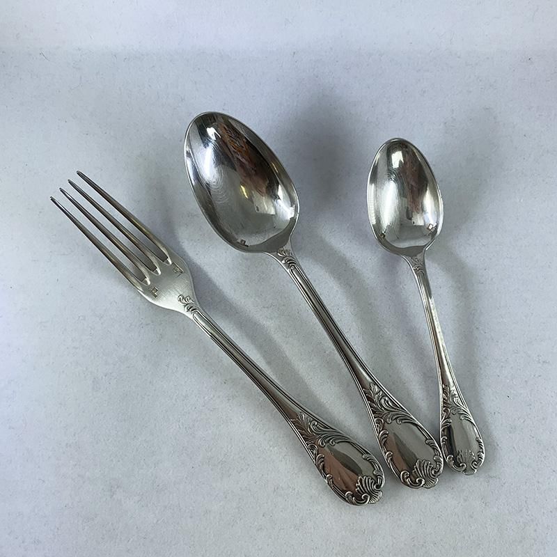 クリストフル フォーク スプーン デザートカトラリーセット Christofle