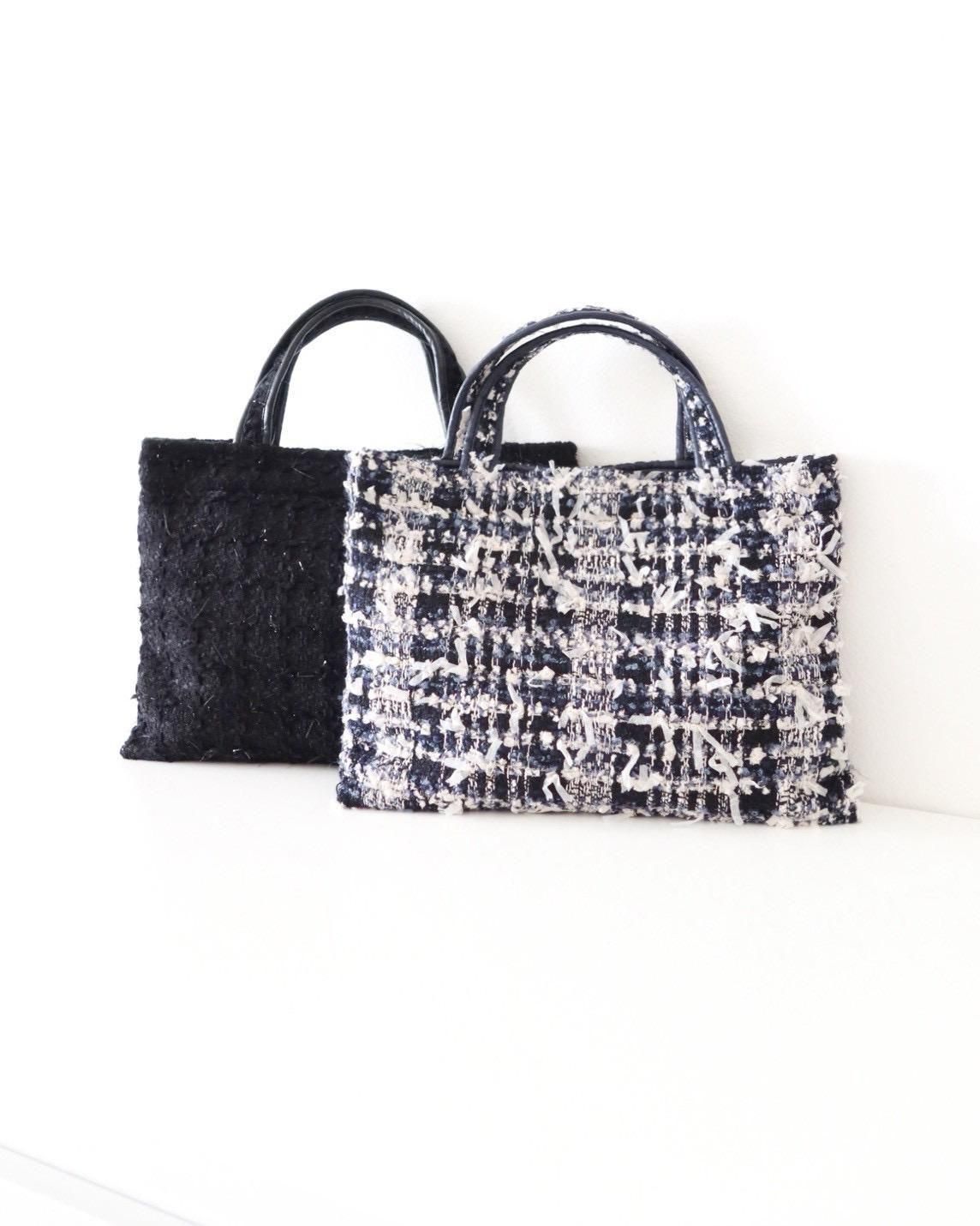 即納＋受注】ツイードトートバッグ
