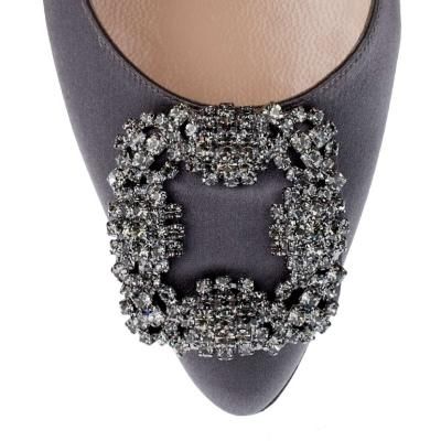 ハンギシ サテン ロンドングレー フラット マノロブラニク