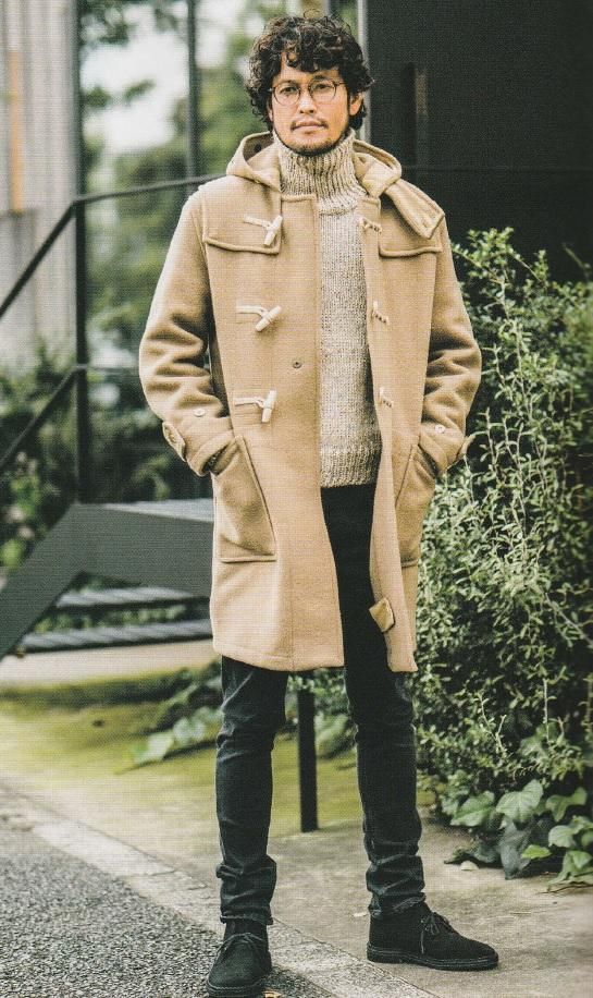 モンティ（MONTY）ロング丈/575-52/キャメル/メンズ/ダッフルコート