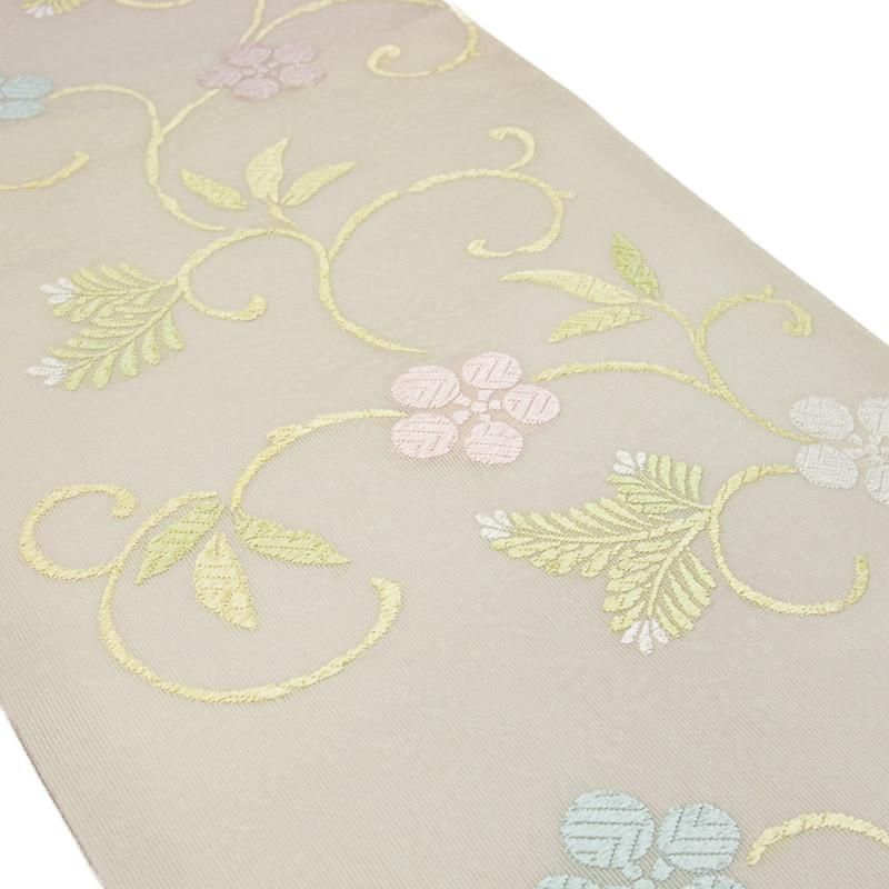 夏物】西陣都 唐織夏九寸名古屋帯