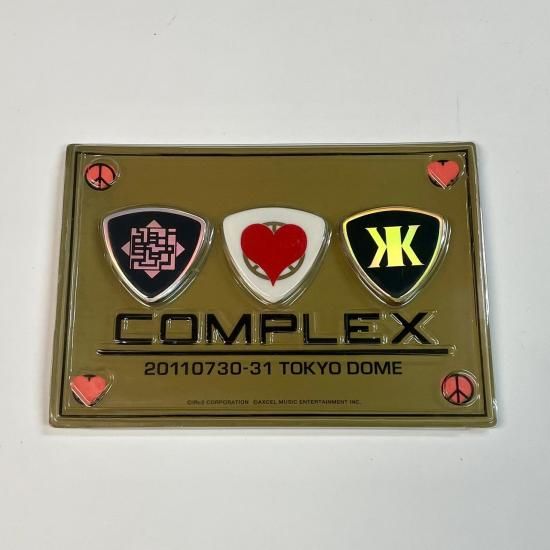 COMPLEX ギターピック・セット 布袋寅泰×吉川晃司 ギターピック3枚