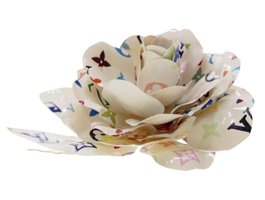 Used 極上品】ルイヴィトン LOUIS VUITTON マルチカラー コサージュ