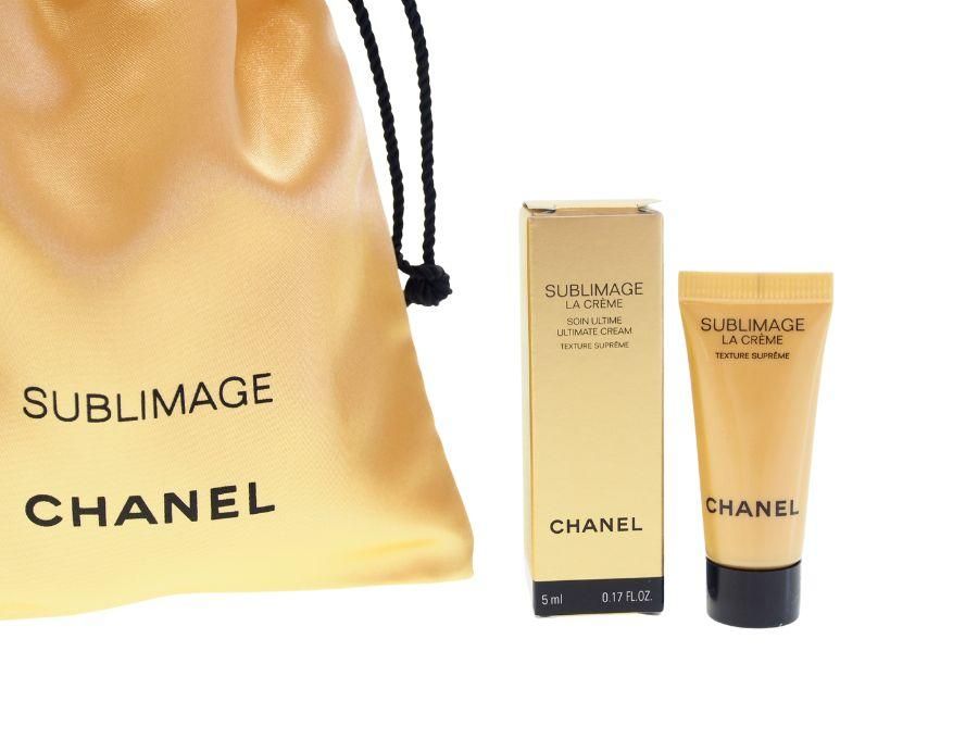 シャネル サブリマージュ ラ クレーム アイクリーム 巾着ポーチ 2点