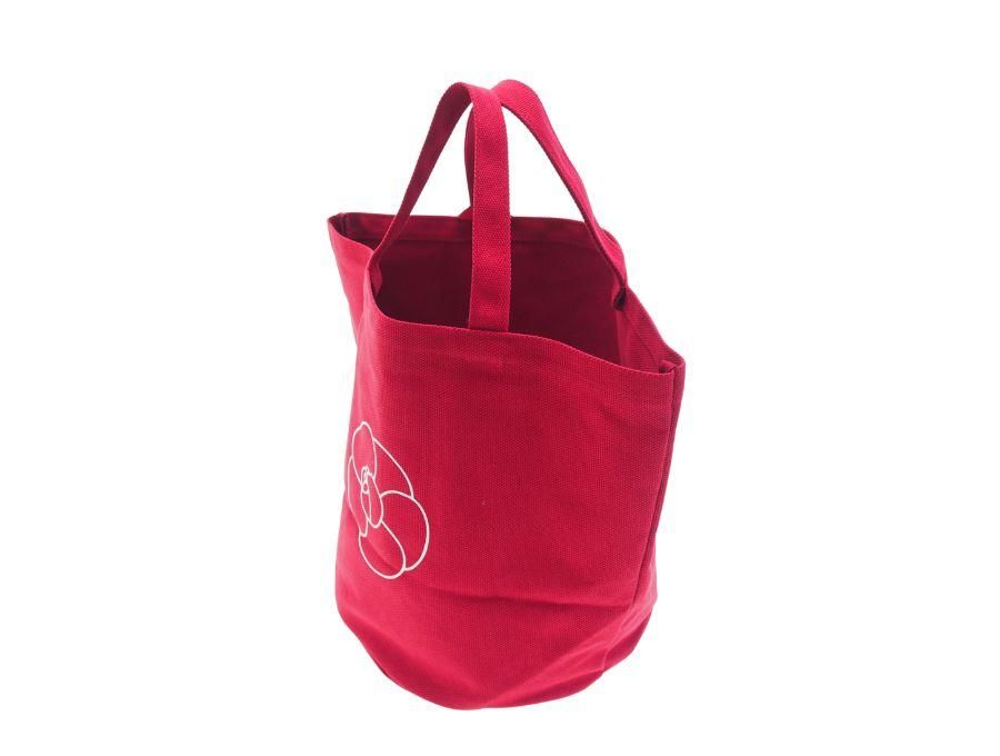 ヌメロアン ドゥ シャネル ノベルティ トートバッグ バケツ型 赤椿