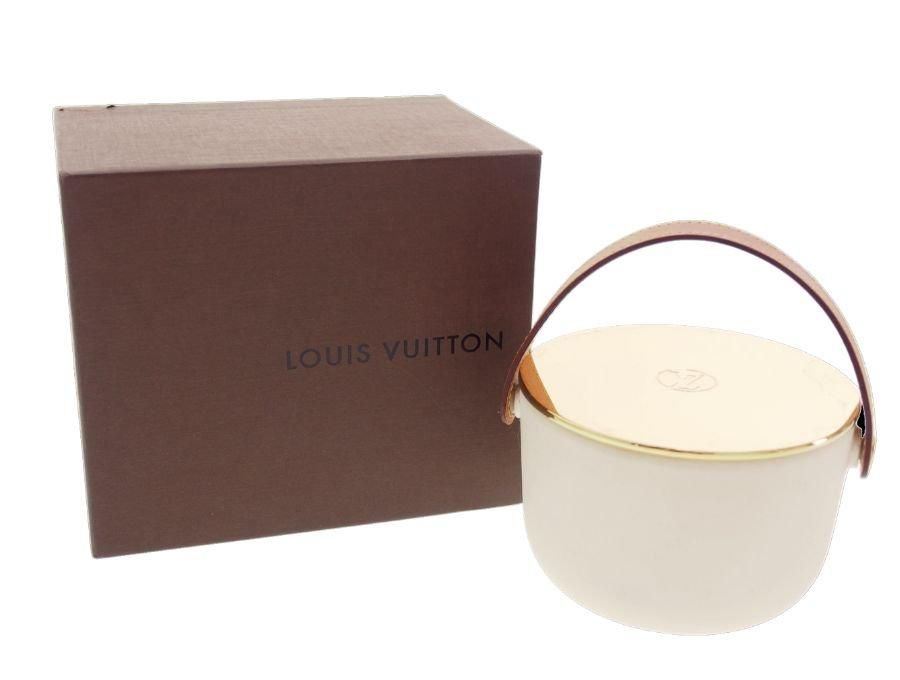 ルイヴィトン アロマキャンドル 香りのろうそく ILE BLANCHE イル