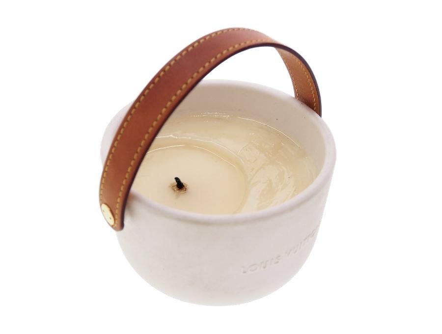 ルイヴィトン アロマキャンドル 香りのろうそく ILE BLANCHE イル