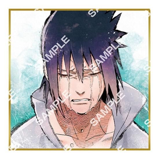 うちはサスケ】豆ガシャ色紙 NARUTO-ナルト- 疾風伝 - トレカ&ホビーの